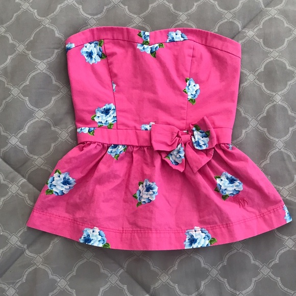 Abercrombie kids strapless shirt 🎀 - Picture 2 of 6
