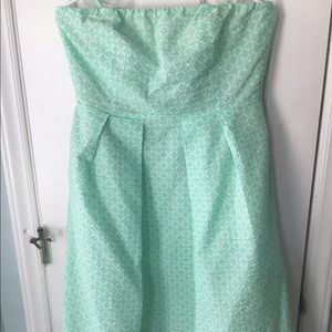J. Crew size 8 Strapless summer dress