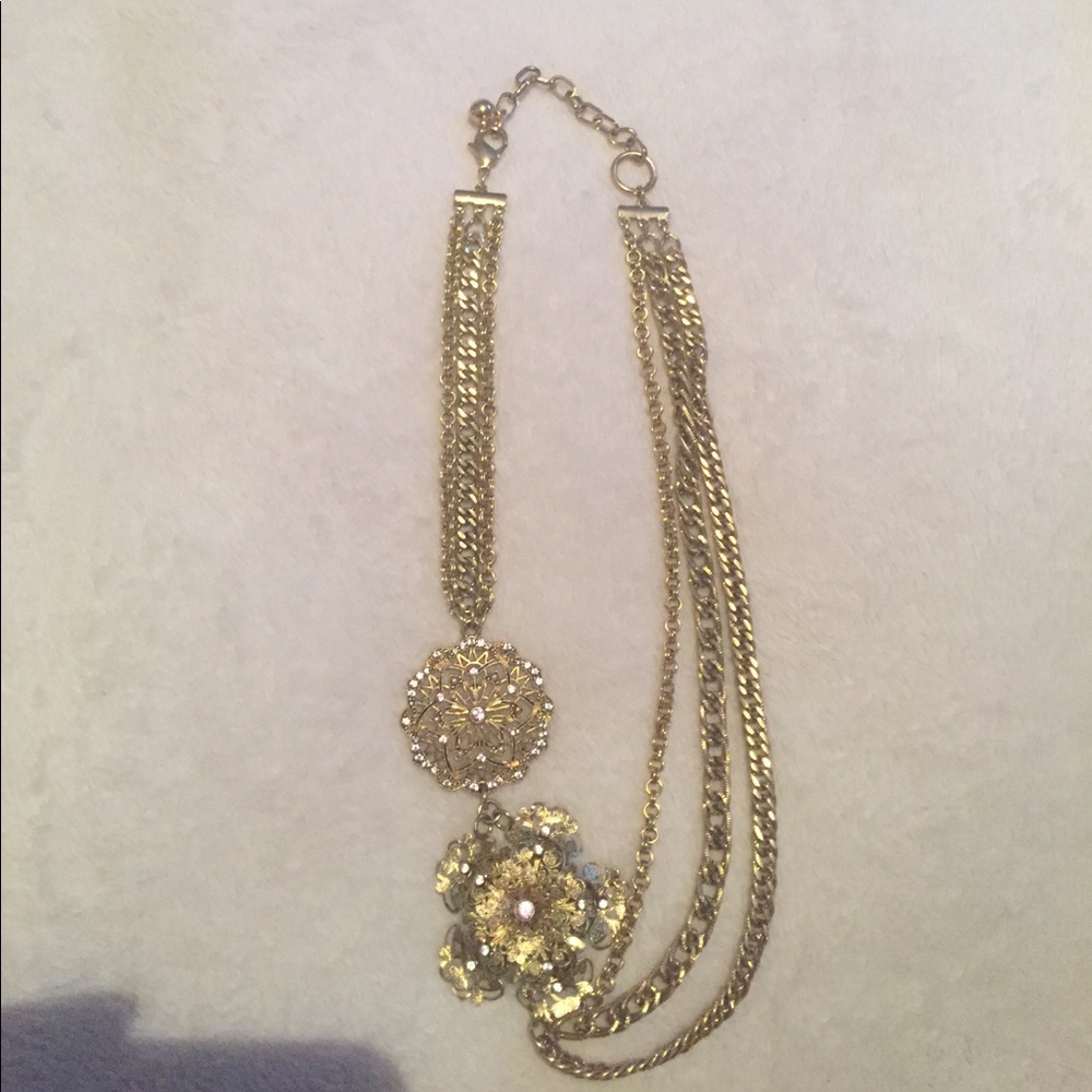 Ann Taylor multi-chain necklace