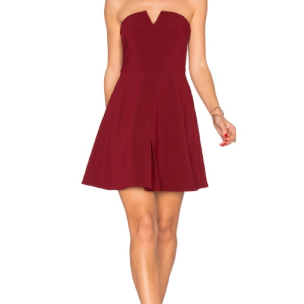 Brand New with tags Red Strapless Dress!