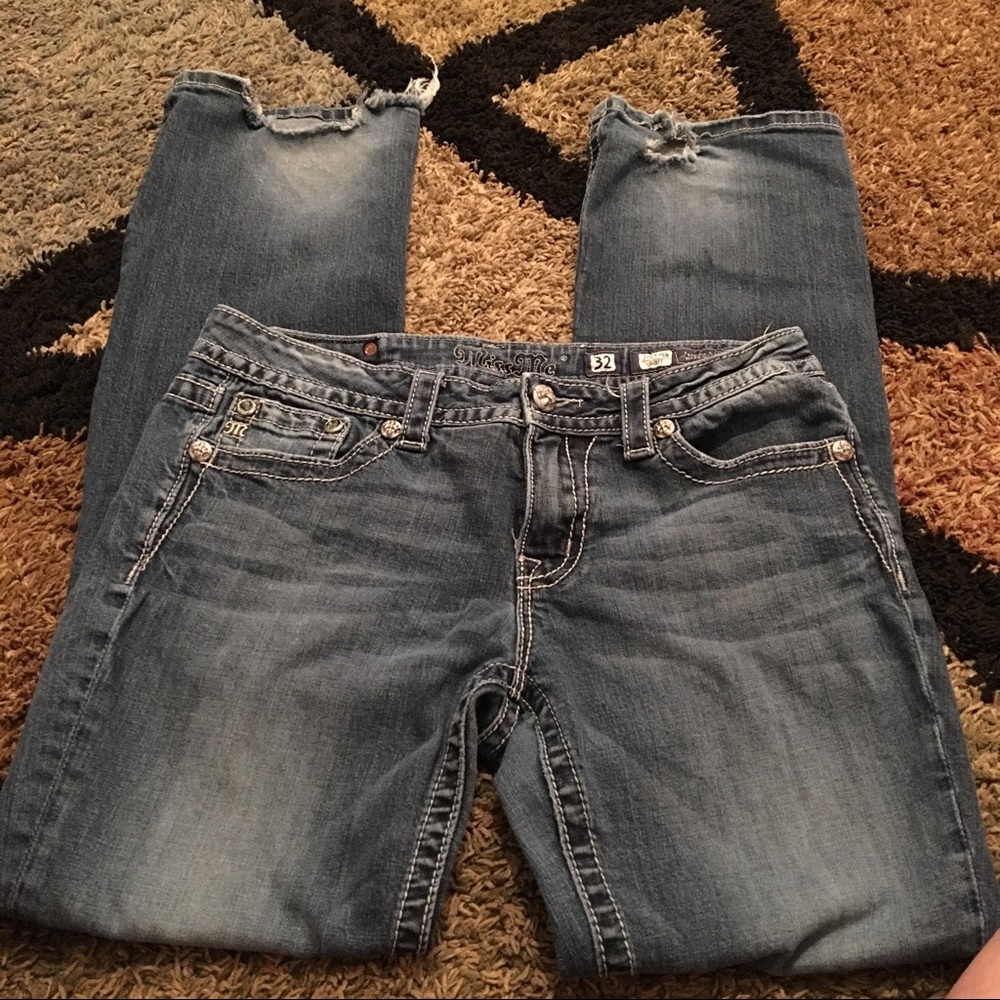 Miss Me jeans authentic with wear