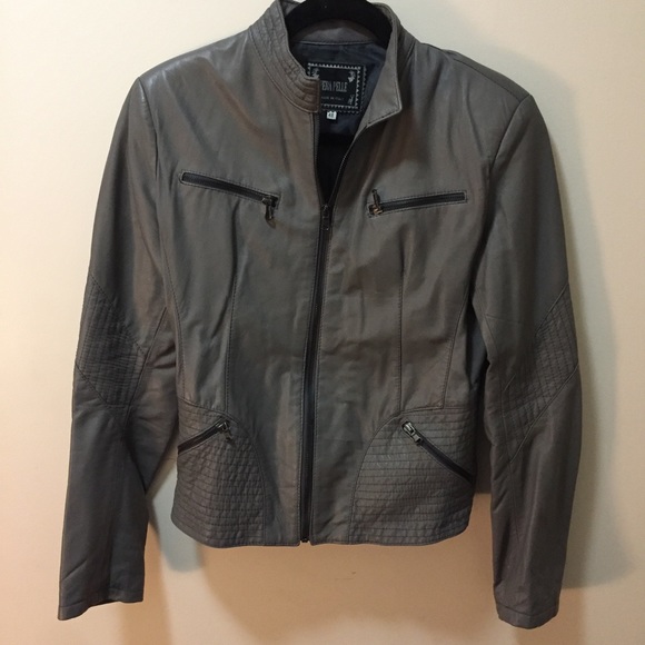 Vera Pelle Moto Leather Jacket Vintage - Picture 1 of 3