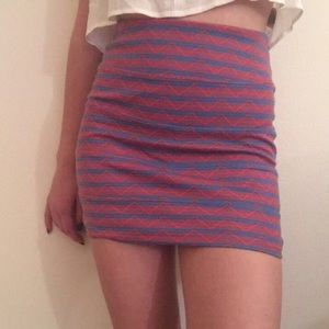 Aztec pattern skirt