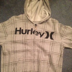 Hurley Jacket / Grey & Black Design / Youth Large