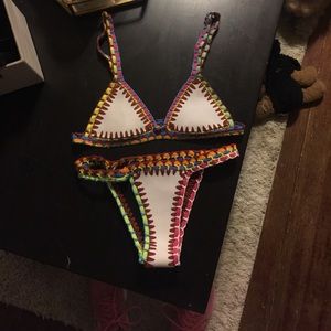 NWOT white bikini size S