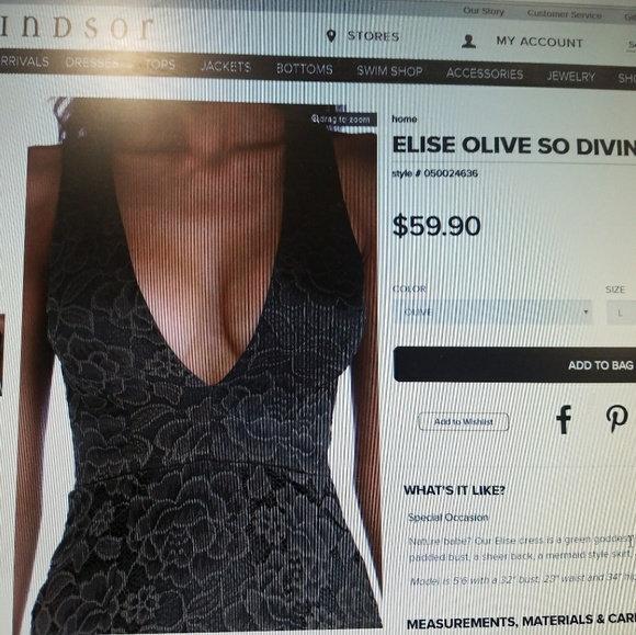 LONG LACE DRESS - Picture 2 of 4