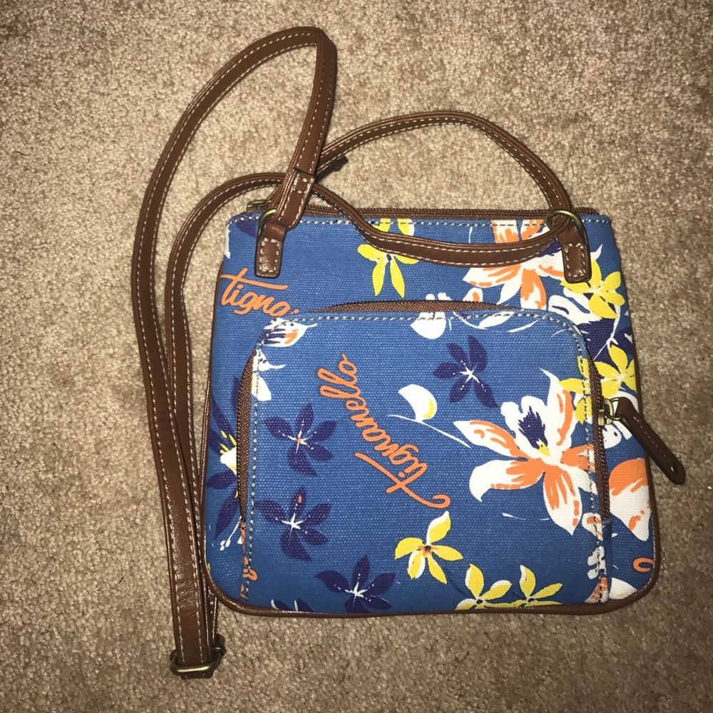 Floral patterned purse