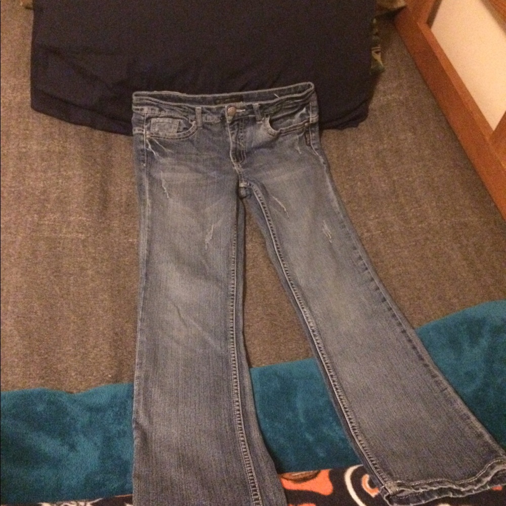 Silver jeans
