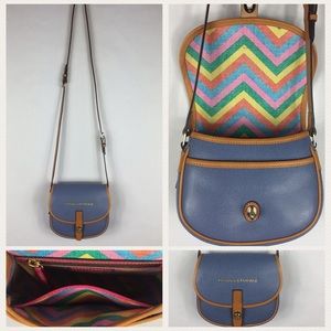 Douney & Bourke Leather Crossbody Bag Purse EUC