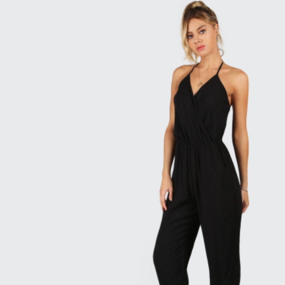 Black summer jumpsuit