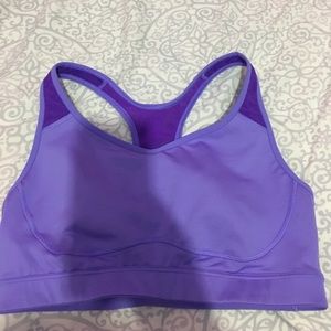 Light purple sports bra!