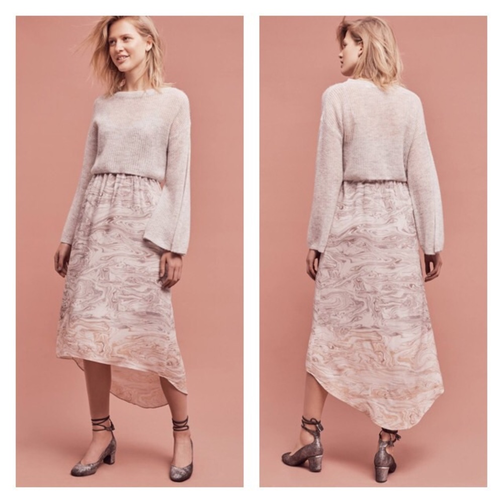 Anthropologie Rosay Sweater and Slip dress Set