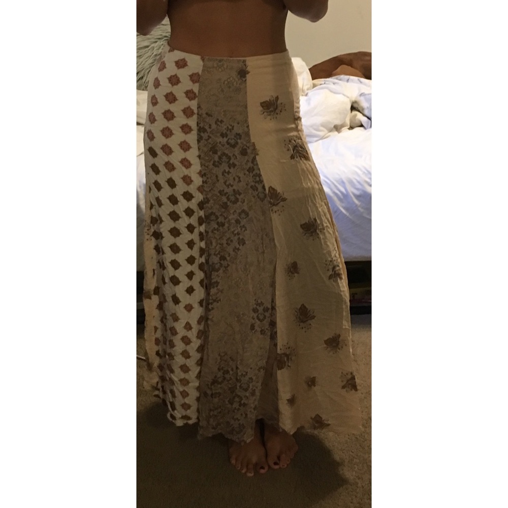 Boho maxi skirt