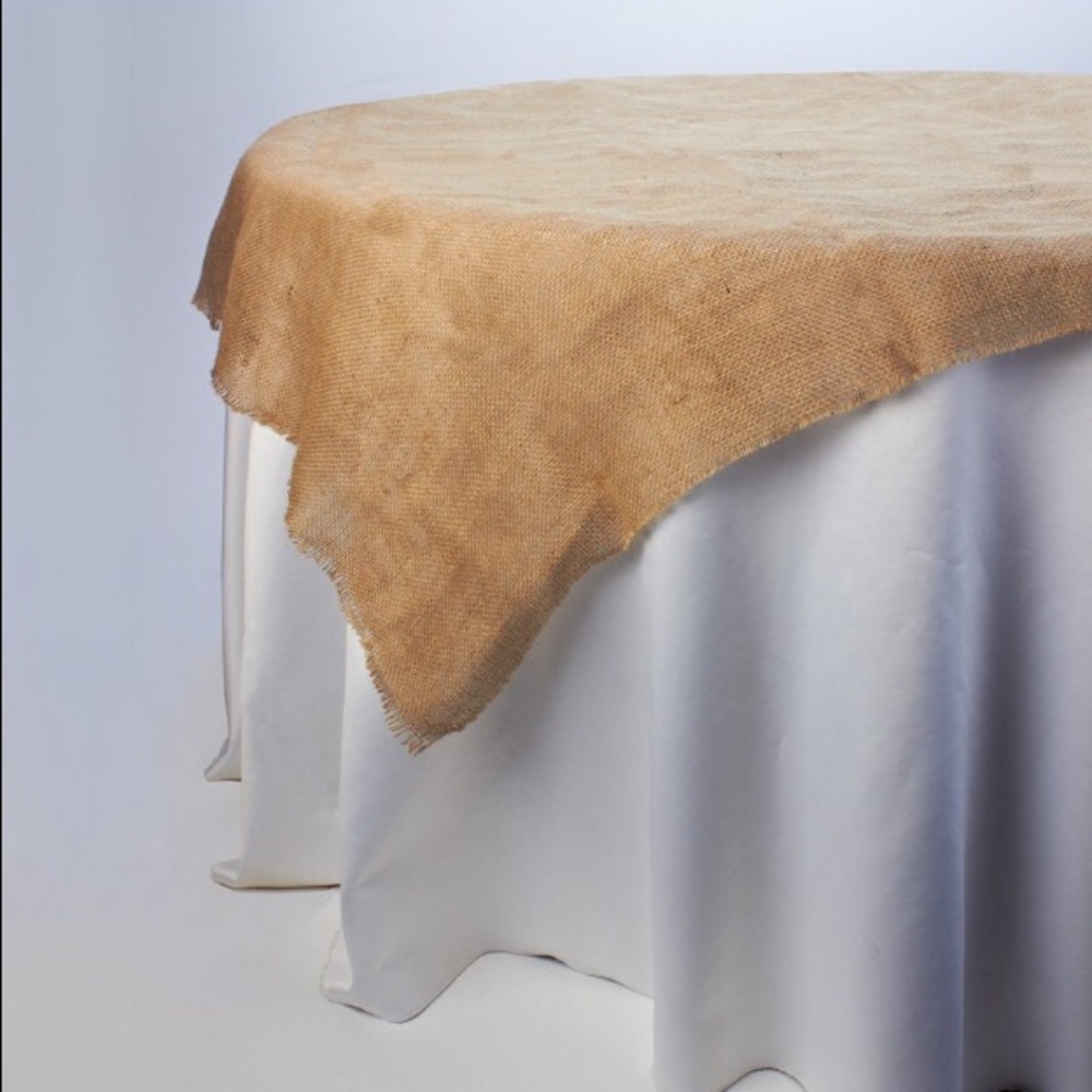 45 " Burlap Square Tablecloth