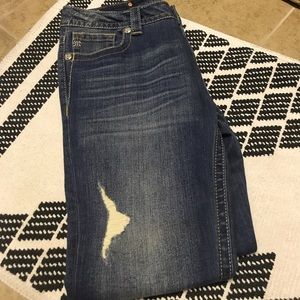 Miss me jeans mid rise cuffed skinny