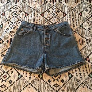 Levi's high waisted denim shorts 7 jr