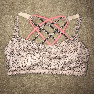 Lululemon Free to Be Wild Animal Print Sports Bra