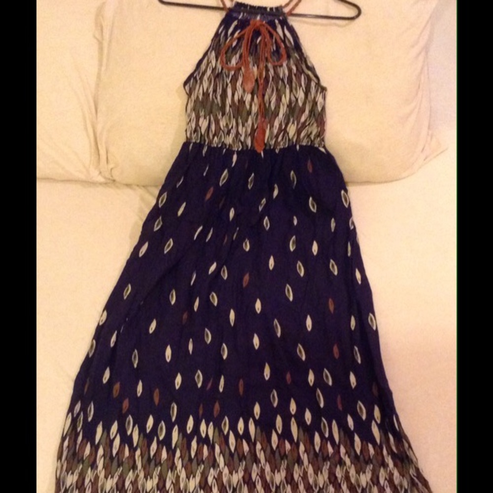Long Flowy Dress With Print