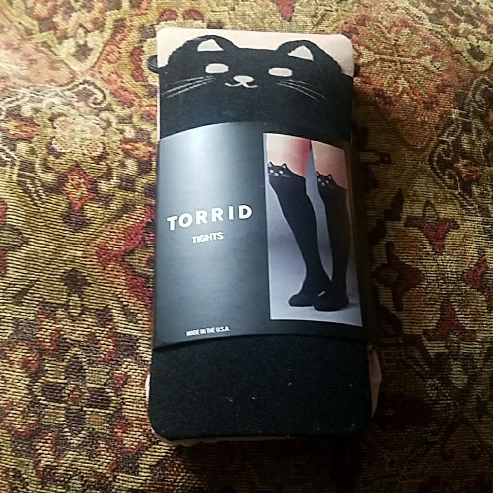 ***Reserved*** Torrid cat tights size 1/2