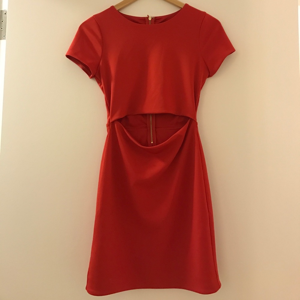 Red Express party dress