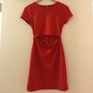 Red Express party dress