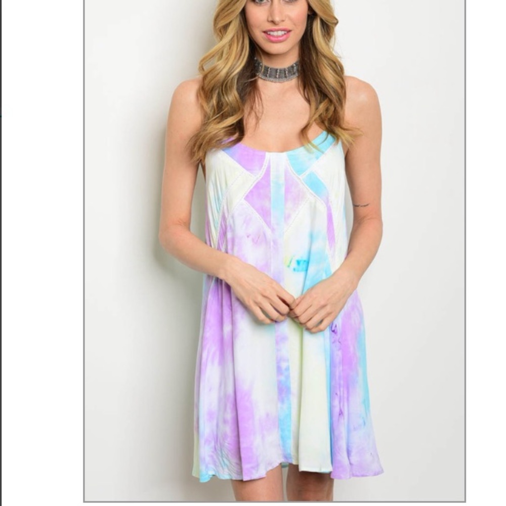 UNICORN TIE DYE DRESS!!