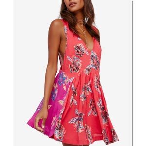 Free People Dream Printed Mini Dress