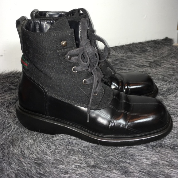 gucci construction boots