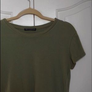 Brandy Melville Olive Green Margie Top