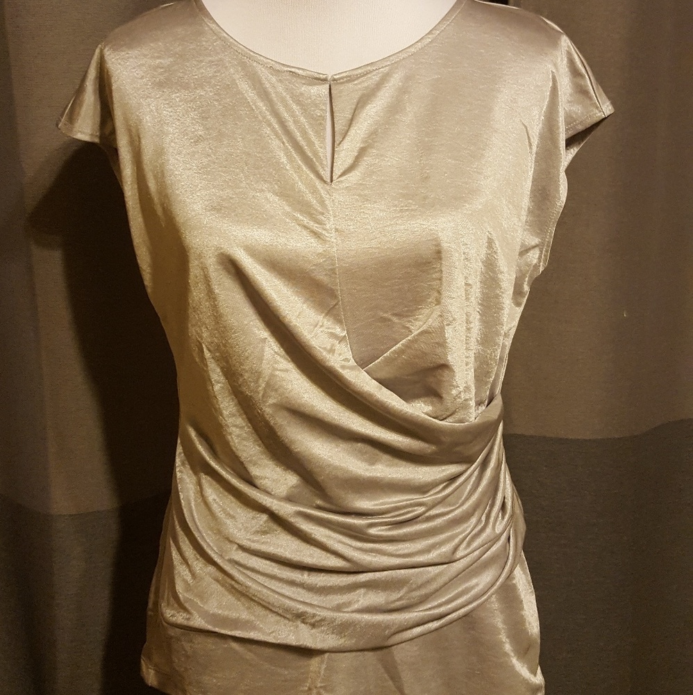 Silver blouse