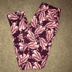 Lularoe Ballet Slipper Unicorn Leggings OS