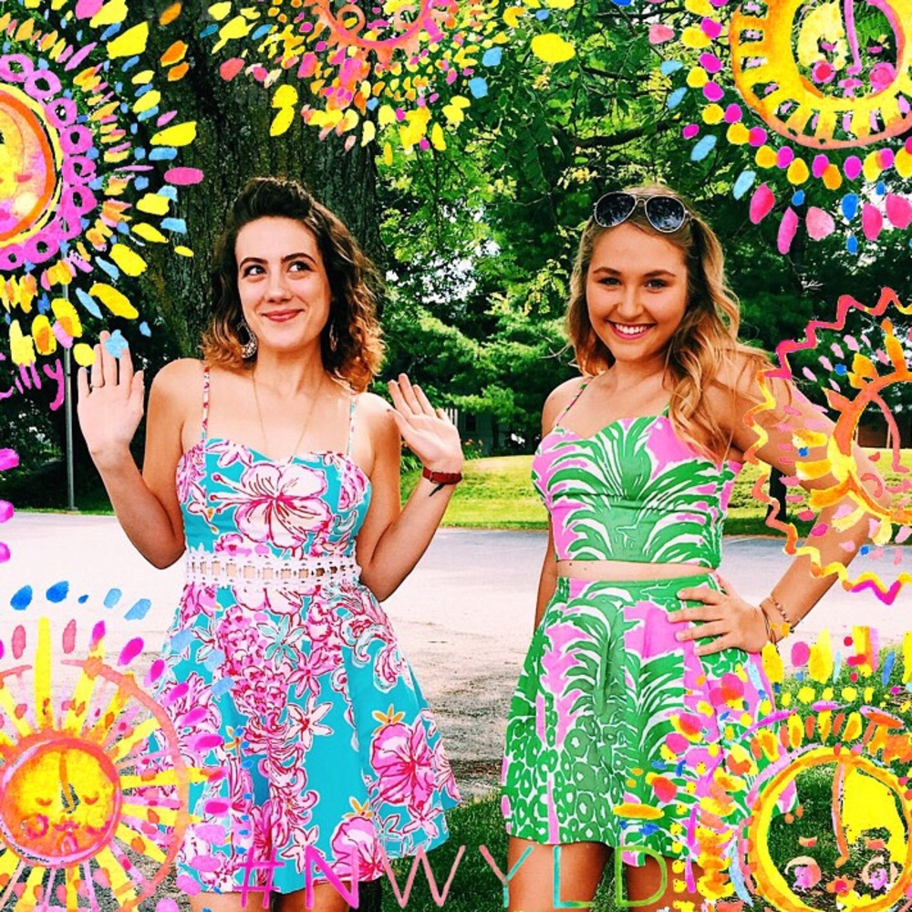 Flamenco Pink Pout Parfait Two Piece Crop Set