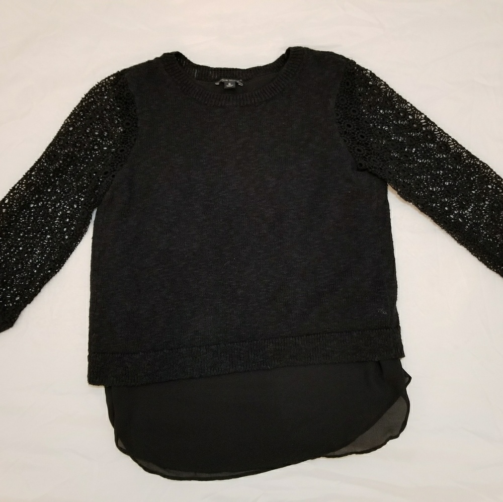 Lucky Brand sweater with split back detail
