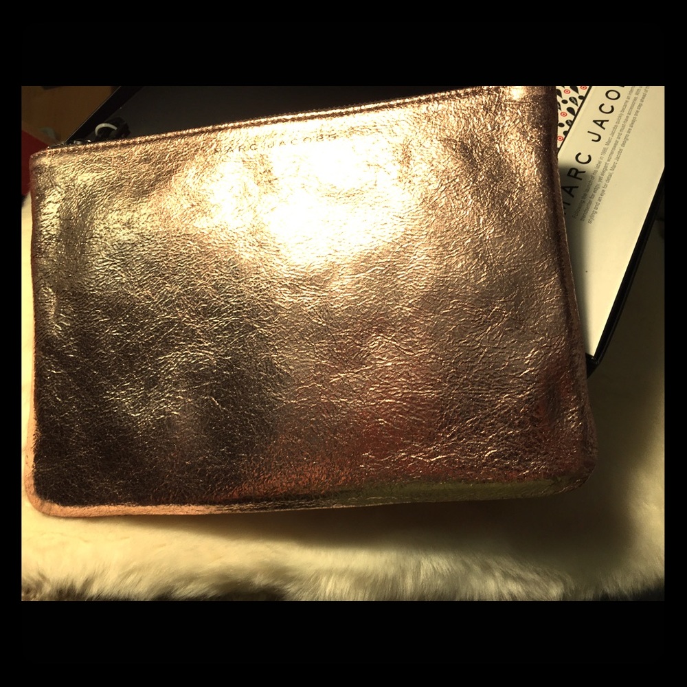 New Marc Jacob Rose Gold Pouch