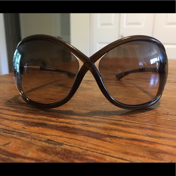 Tom Ford \'Whitney\' Oversized Sunnies main image 4