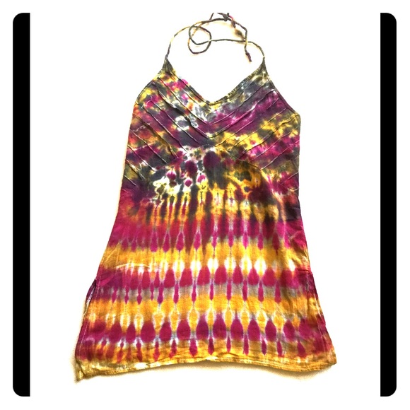 Tops - Tie dye halter top