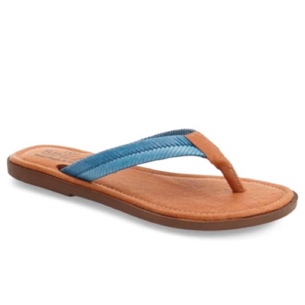 NEW Sbicca Elonara Blue Woven Sandal