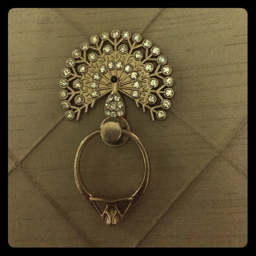 Cell phone ring holder/stand