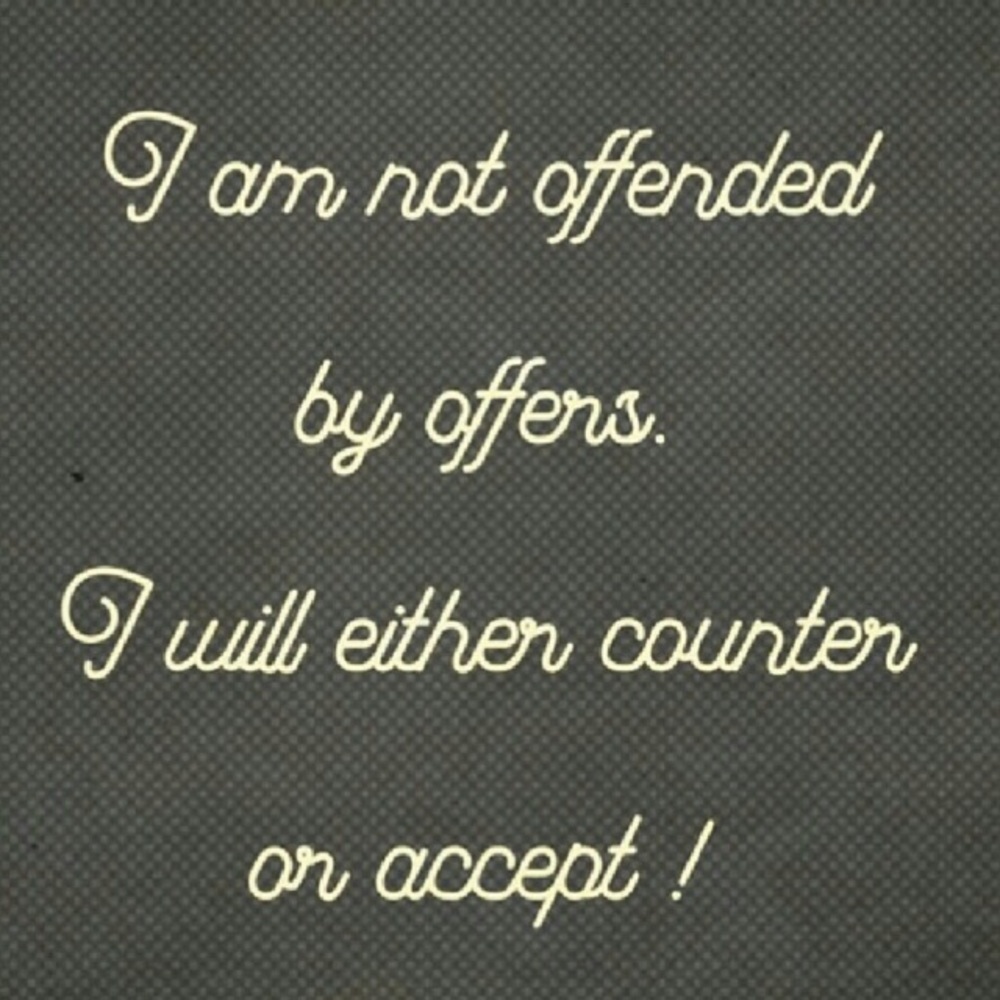 Accepting offers 😃