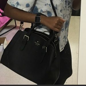 Black Kate spade Charlotte street Sloan bag ♠️