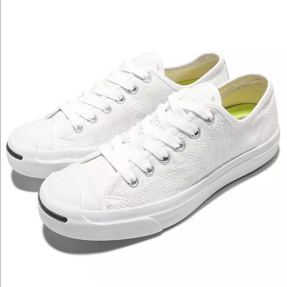 Converse Jack Purcell Seersucker Sneakers Size 7.5