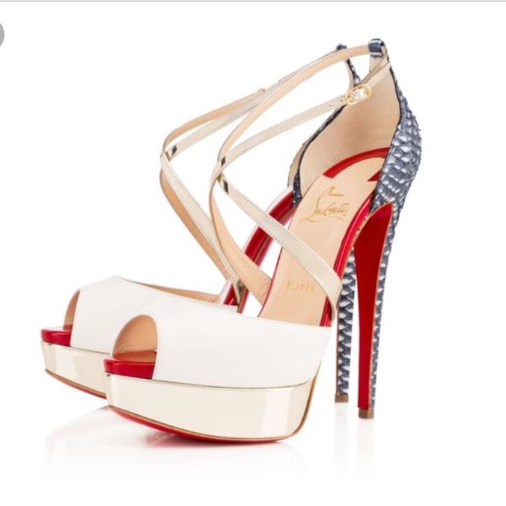 Christian louboutin "cross me 150" size 35.5