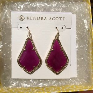 Purple Kendra Scott "Alex" Earrings