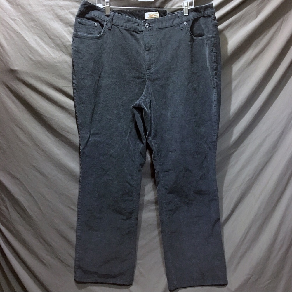 St. John's Bay Straight Fit Navy Corduroys 22W