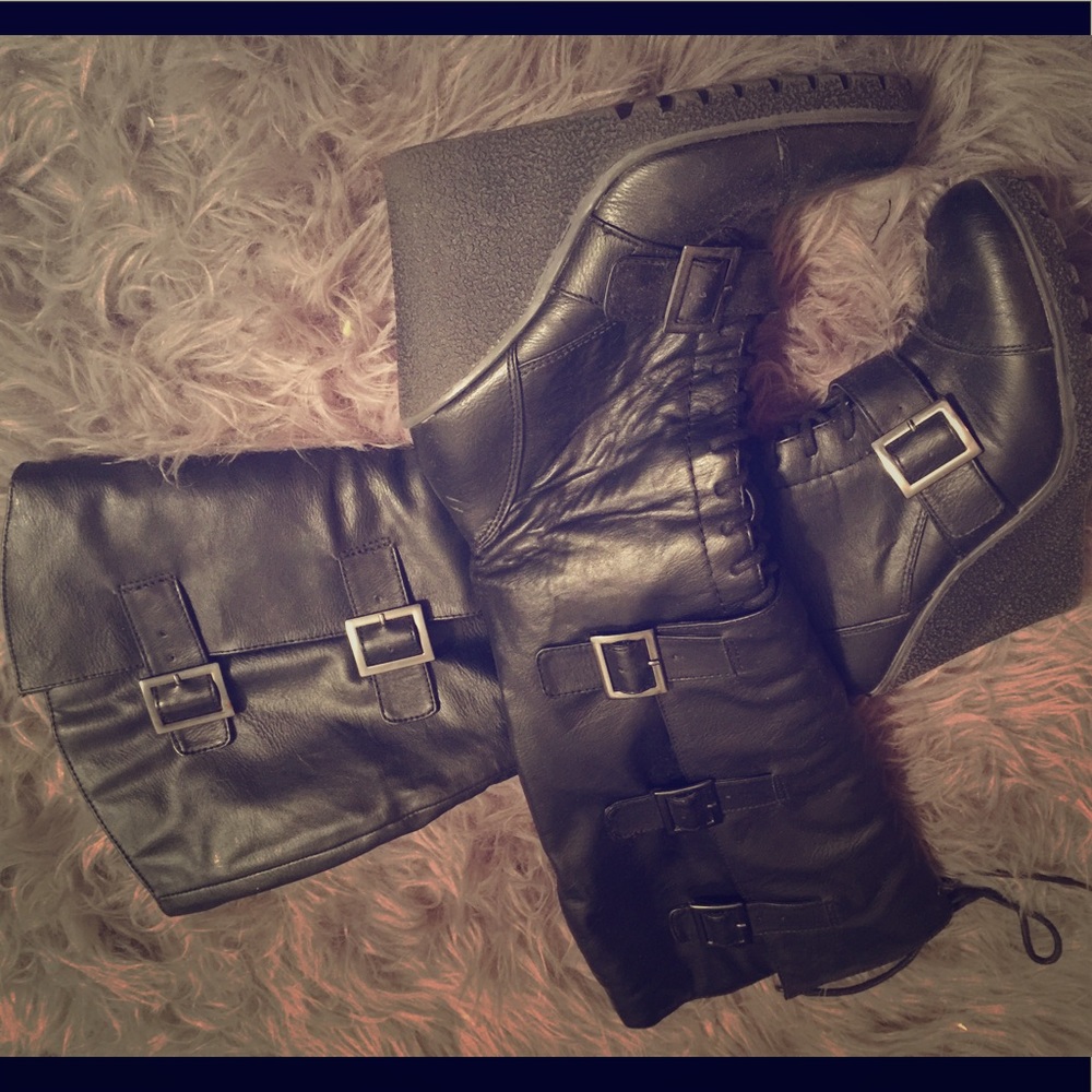 Knee high boots