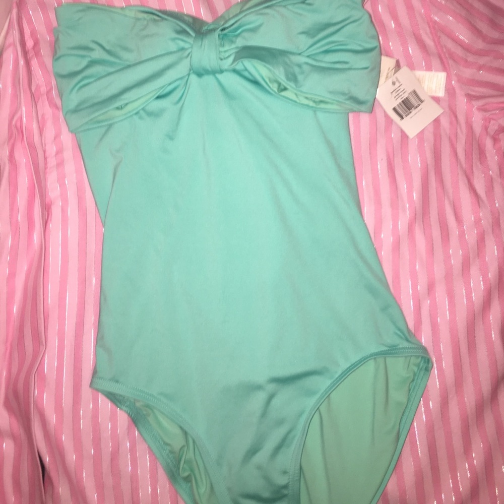 Kate Spade Bandeau Maillot Swimsuit