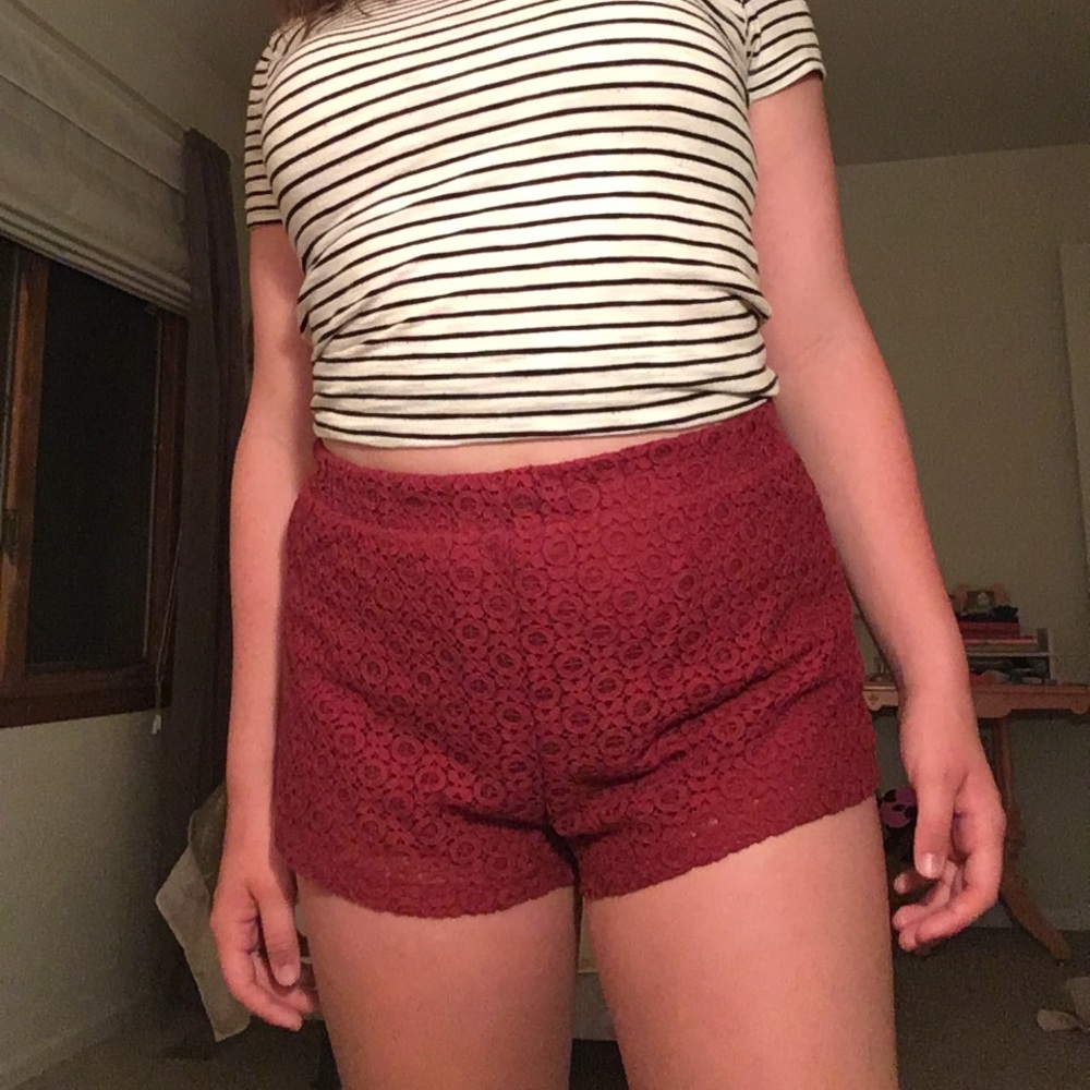 🍒Burgundy Forever 21 Shorts🍒