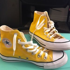 High top yellow converse