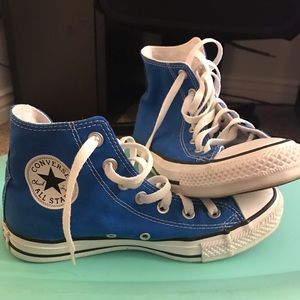 High top blue converse