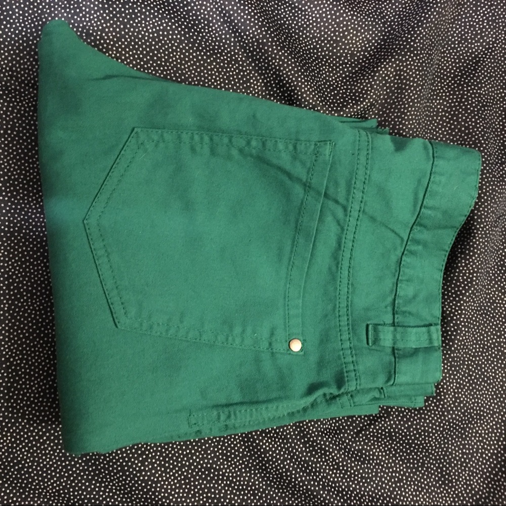 H&M Men's Emerald Green Slim Fit Jeans/Pants